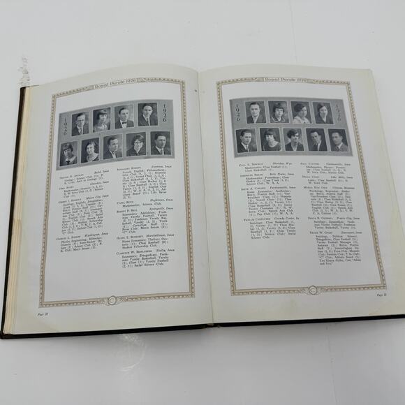 Vintage Kansas State University "Royal Purple" 1926 Yearbook - Picture 5 of 9